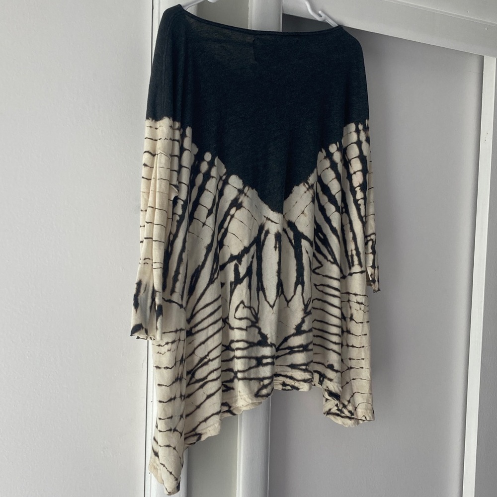 We The Free People  Black and Cream Tunic Top - Picture 5 of 5